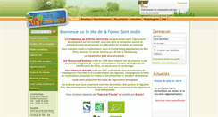 Desktop Screenshot of fermesaintandre.com